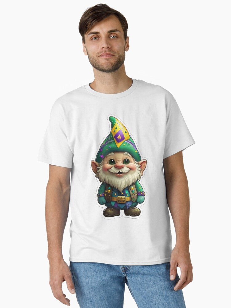 Mardi Gras Gnome Classic T Shirt T Shirt Limited Vibe