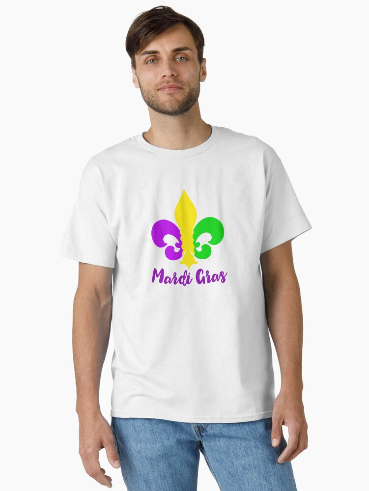 Mardi Gras Fleur De Lis Classic T Shirt T Shirt Limited Vibe
