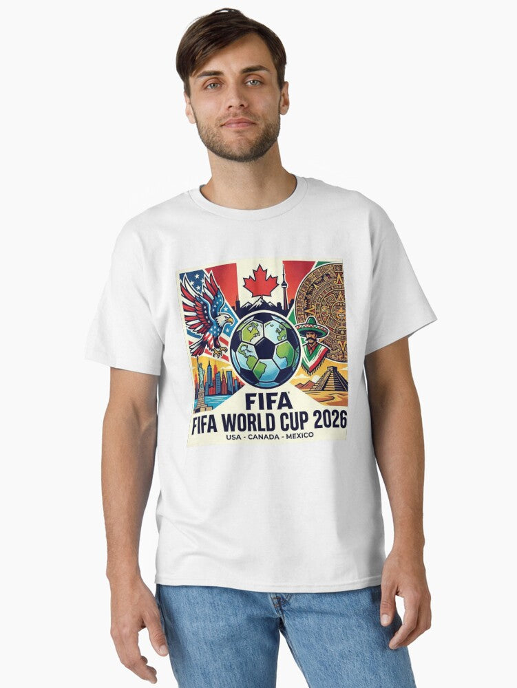 North America United Soccer 2026 Vintage Crest Classic T-Shirt
