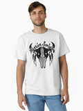 Warrior Society Buffalo Black Classic T-Shirt | Graphic T-Shirt for Unisex