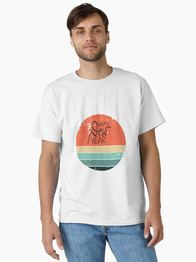 Vintage Happy New Year 2023 celebrate party Classic T-Shirt | Premium Unisex T-Shirt, Trending Graphic Tee