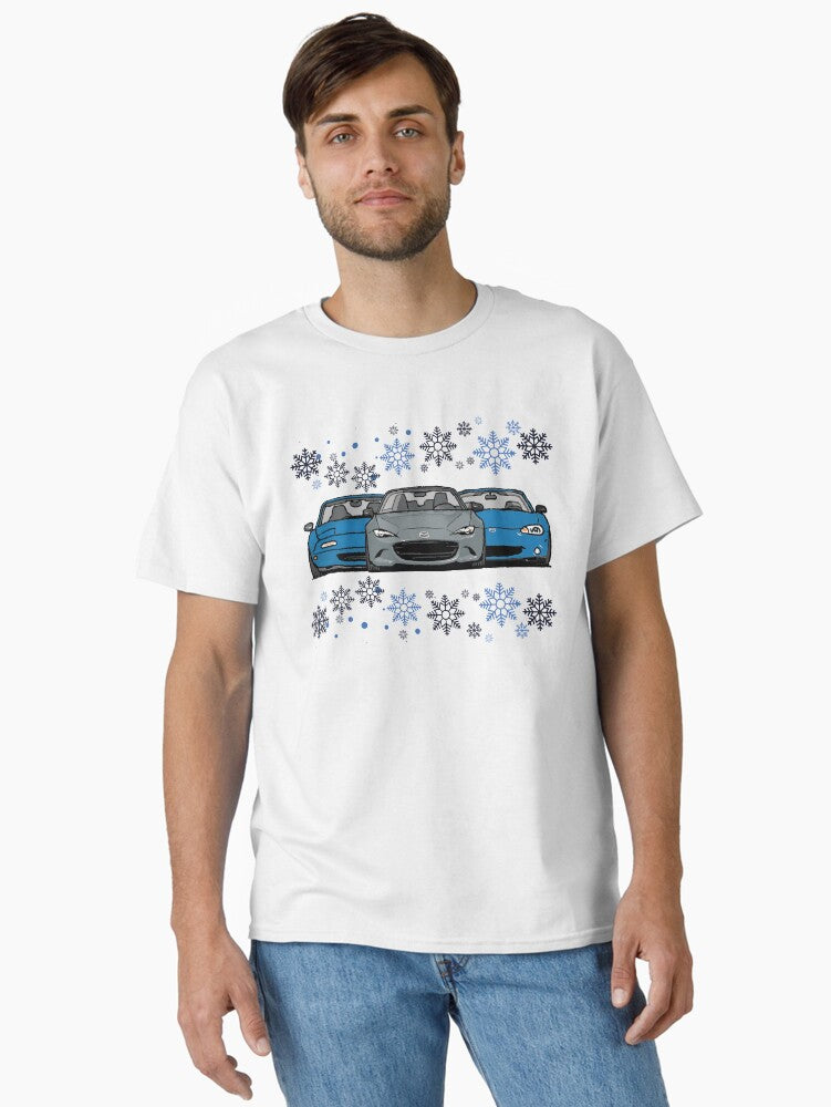 MX5 Miata Christmas Classic T-Shirt | Premium Unisex T-Shirt, Trending Graphic Tee