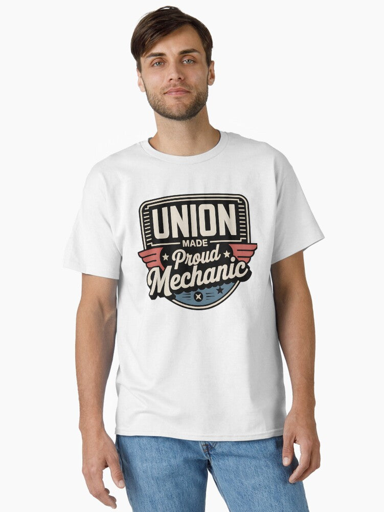 Proud Mechanic Union Made Badge