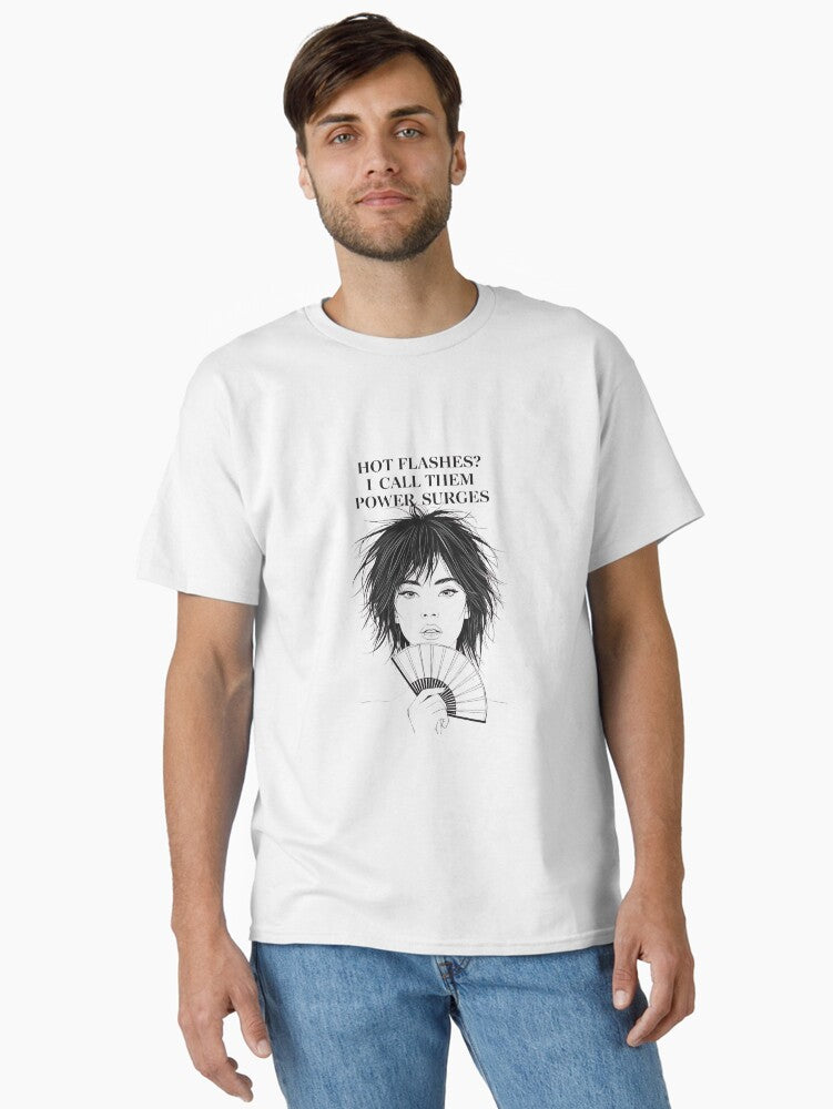 Hot Flashes Power Surges Bold Wdnc T Shirt