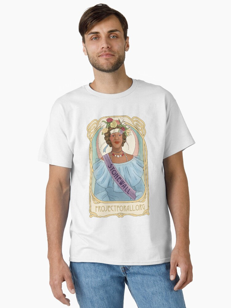 Marsha P Johnson Portrait Classic T Shirt T Shirt Everyday Wear