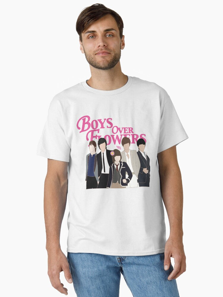 SILHOUETTE DESIGN INSPIRED BY THE KDRAMA BOYS OVER FLOWERS Classic T-Shirt | Graphic T-Shirt for Unisex