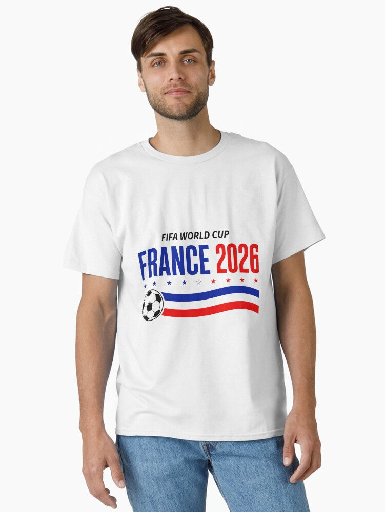 World Cup 2026 France Premium Football Jersey Design Classic T-Shirt