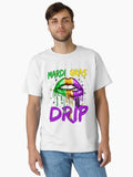 Funny Mardi Gras Dude Mardi Gras Drip Its Mardi Grade Dude Classic T Shirt T Shirt Everyday Wear