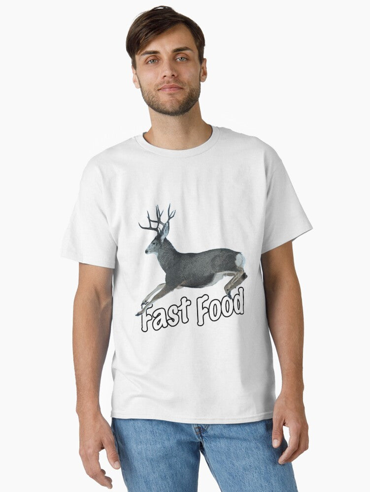 Fast Food Buck Deer T-Shirt