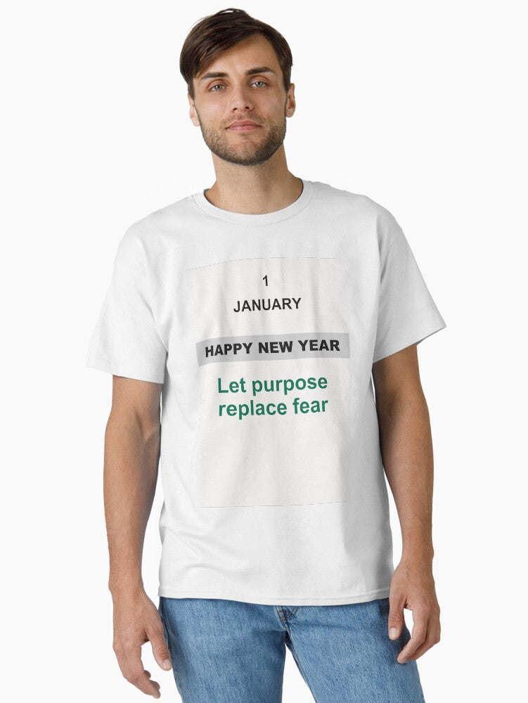 Happy New Year - January 1 Edition 60 Classic T-Shirt | Premium Unisex T-Shirt, Trending Graphic Tee