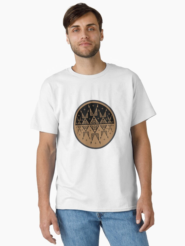 Night Stars Brown Black Classic T-Shirt | Graphic T-Shirt for Unisex