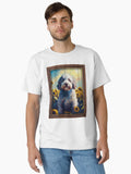 Lagotto Romagnolo Sunflower Painting Adorable Dog T-Shirt