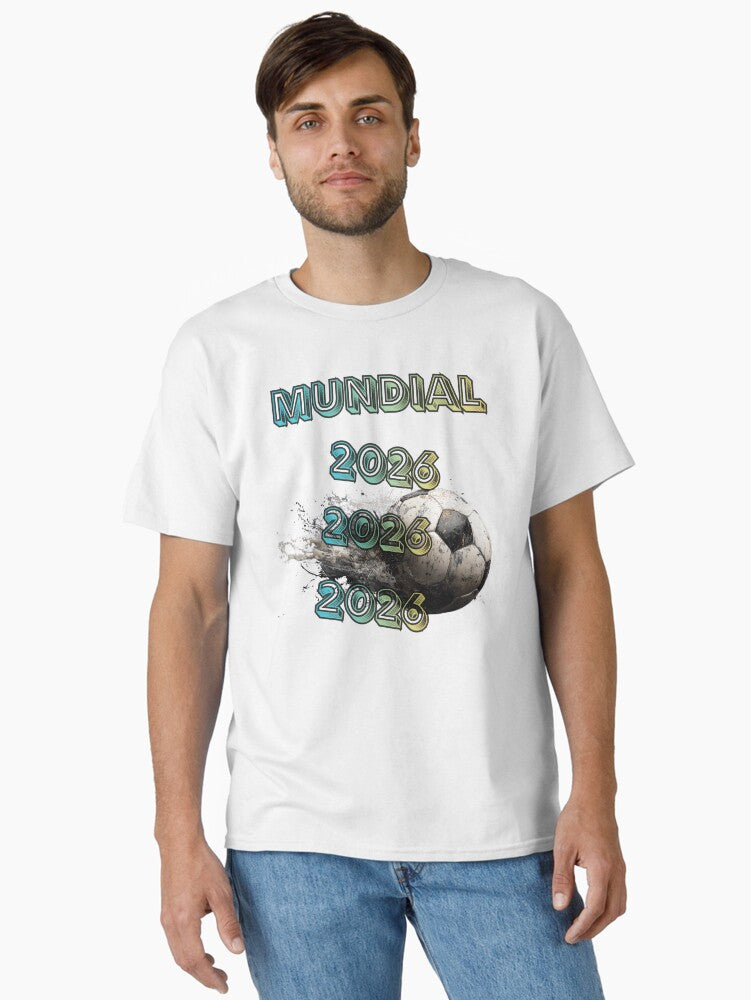 Mundial 2026_ T-Shirts and gifts for football, soccer fans Classic T-Shirt