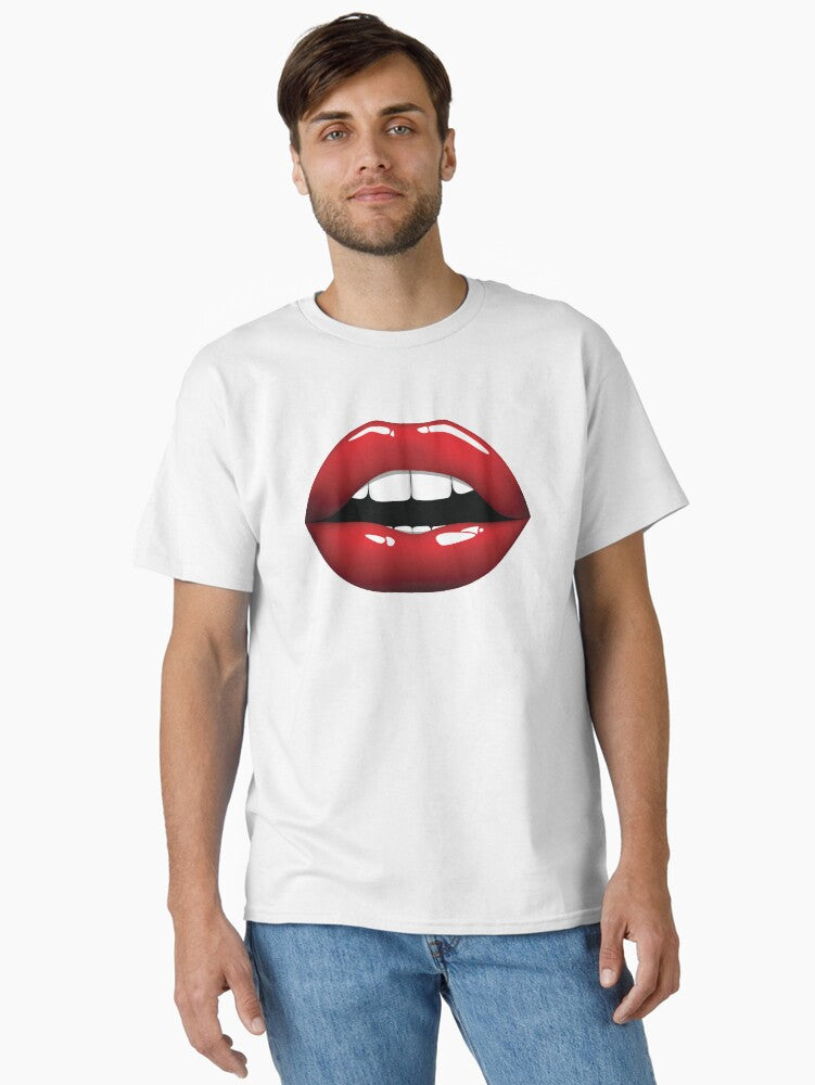 Red Lips Classic T-Shirt | Graphic T-Shirt for Unisex
