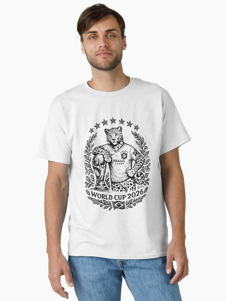 Brasil World Cup 2026 Leopard Classic T-Shirt