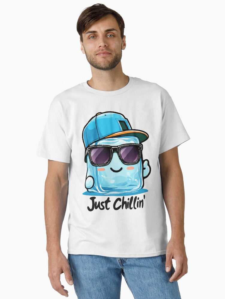 Just Chillin Ice Cube Cool with Attitude Classic T-Shirt | Graphic T-Shirt for Unisex