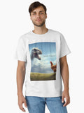Remember Who You Are Dinosaur Chicken Classic T-Shirt | Graphic T-Shirt for Unisex