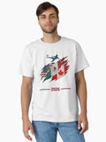 World Cup Football Fan Cartoon Sticker | Soccer Supporter Design Classic T-Shirt