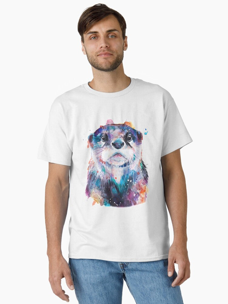 Otter Cute Art Classic T-Shirt | Graphic T-Shirt for Unisex