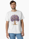Mardi Gras Tree Mardi Gras Bead Bead Tree Mardi Gras Mardi Gras Women Classic T Shirt T Shirt Everyday Wear