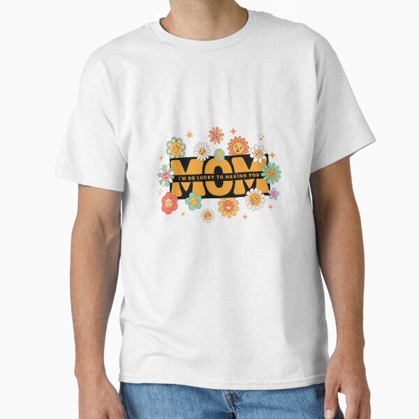 Mom Floral Retro Cute Mother’s Day T-Shirt Classic T-Shirt for Sale by sevendigital