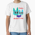 Mother’s Day Fuzzy Book Cats Classic T-Shirt for Sale by chowlet