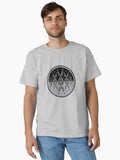 Night Stars Gray Black Classic T-Shirt | Graphic T-Shirt for Unisex