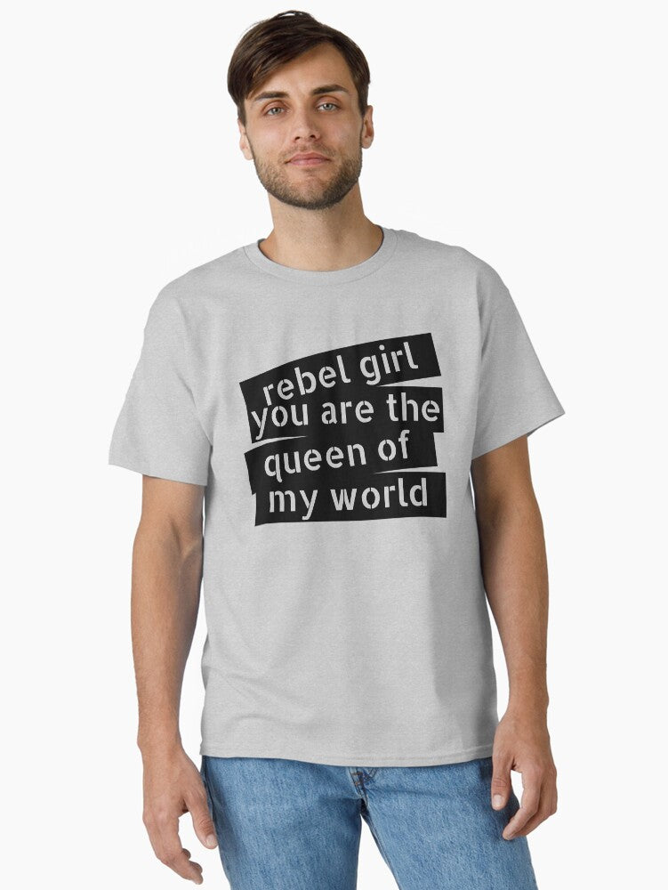 Rebel Girl Classic T Shirt T Shirt Cute Design