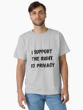 I Support The Right To Privacy Classic T Shirt T Shirt Minimal Style