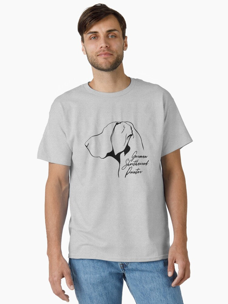 German Shorthaired Pointer Dog Hunting Dogs Profile T-Shirt
