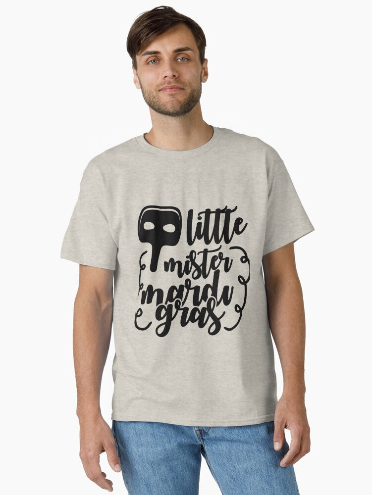 Little Mister Mardi Gras Mardi Gras Part Perfect Gift Classic T Shirt T Shirt Premium Print