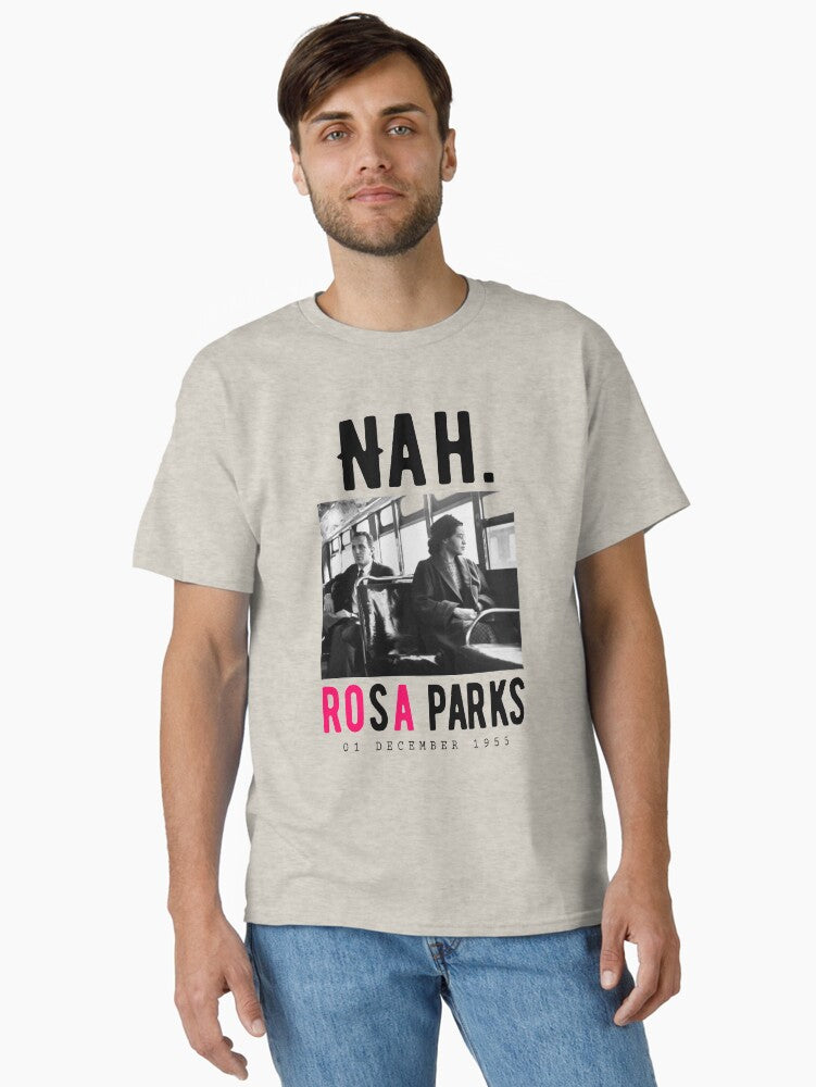 Rosa Parks On The Bus Saying Nah Black Lives Matter Classic T Shirt T Shirt Minimal Style