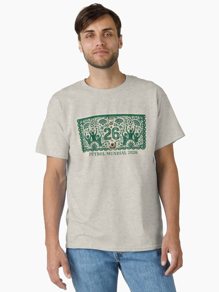 Mexico 2026 Soccer Heritage Celebration Art Classic T-Shirt