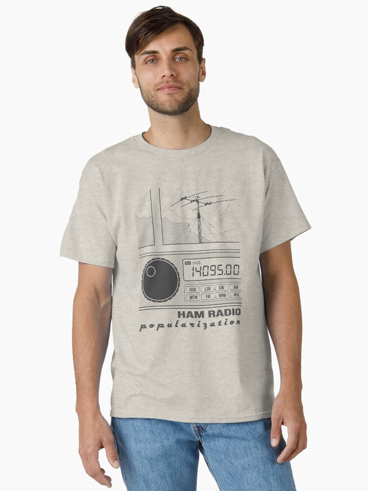 Ham Radio Popularization Dark Grey Lines