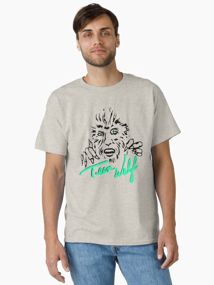 retro teen wolf shirt Classic T-Shirt | Graphic T-Shirt for Unisex