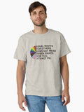 Equal Rights Lgbtqia Pride Awareness Inclusivity Ally Classic T Shirt T Shirt Cute Design