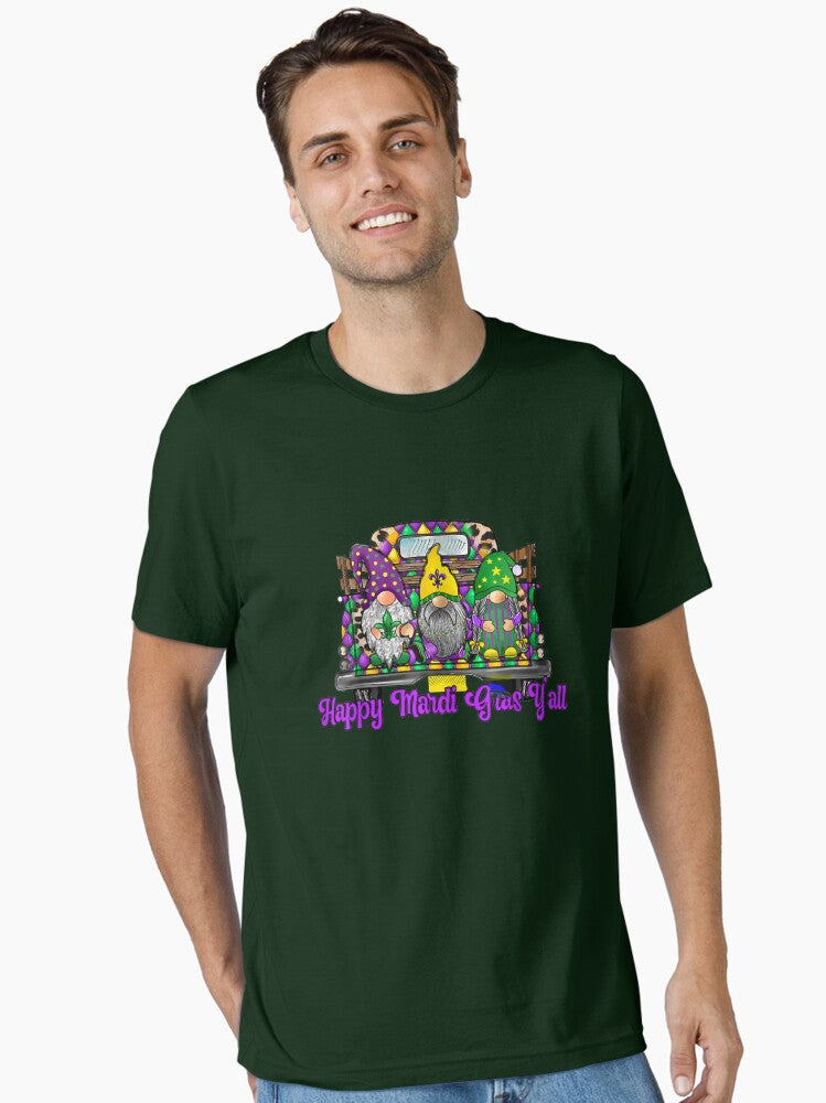 Mardi Gras With My Gnomies Three Jester Gnome 2023 Womens T Shirt Essential T Shirt T Shirt Cute Design