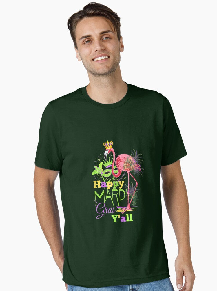 Its Mardi Gras Yall Flamingo Men Women Kids T Shirt Essential T Shirt T Shirt Premium Print