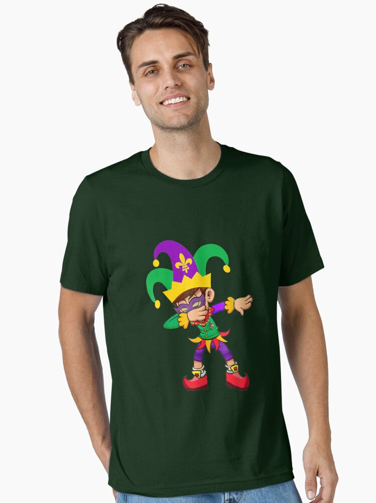 Dabbing Boy Mardi Gras T Shirt Essential T Shirt T Shirt Premium Print