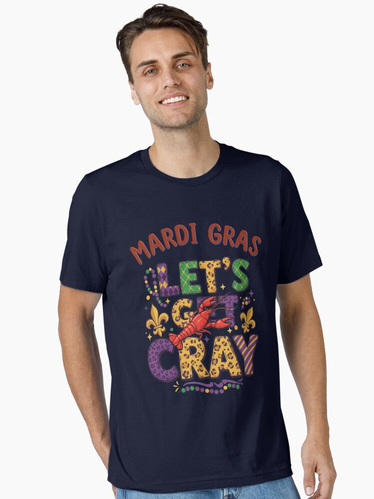 Mardi Gras Crawfish Carnival 2025 Essential T Shirt T Shirt Gift Ready