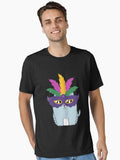 Funny Mardi Gras Cat Essential T Shirt T Shirt Premium Print