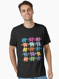 Colorful Elephants Great Fashion T-Shirt Essential T-Shirt | Premium Unisex T-Shirt, Trending Graphic Tee