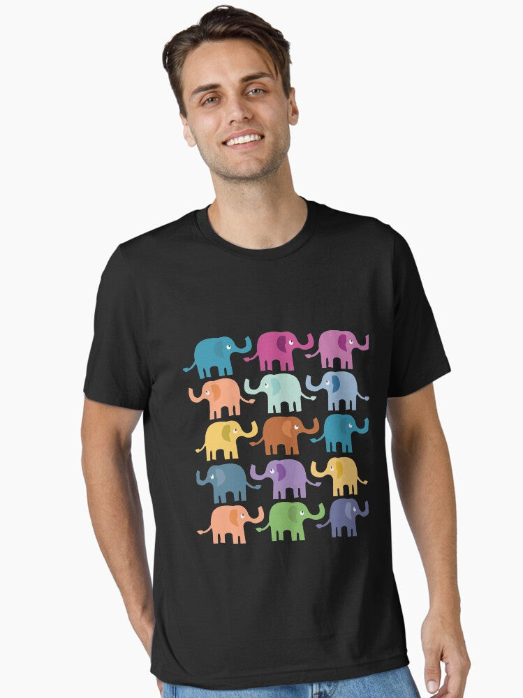 Colorful Elephants Great Fashion T-Shirt Essential T-Shirt | Premium Unisex T-Shirt, Trending Graphic Tee