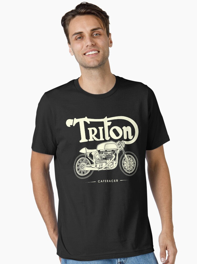Triton Cafe Racer Essential T-Shirt | Graphic T-Shirt for Unisex
