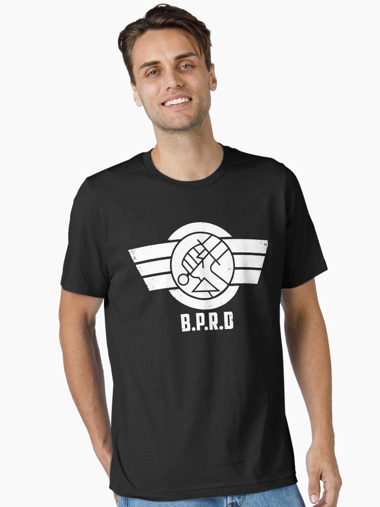 B.P.R.D Logo White version Essential T-Shirt