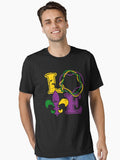 Vintage I Love Mardi Gras Fleur De Lis Distressed Design Essential T Shirt T Shirt Cute Design