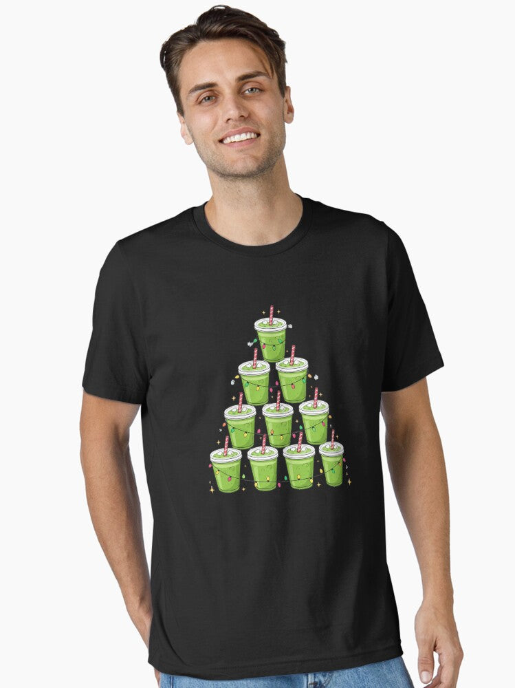 This Is My Christmas Pajama Shirt Matcha Lovers Family Matching Essential T-Shirt | Premium Unisex T-Shirt, Trending Graphic Tee