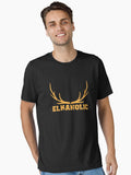 Elkaholic, Elk Hunting Gift, Elk Hunter, Elk Hunt T-Shirt