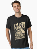 I'm Into Fitness Fitness Whole Trailer In The Dock In One Try - Funny Trucker Pun Fitness Whole Trailer in The Dock - Funny Truck Driver Apparel For Men & Women