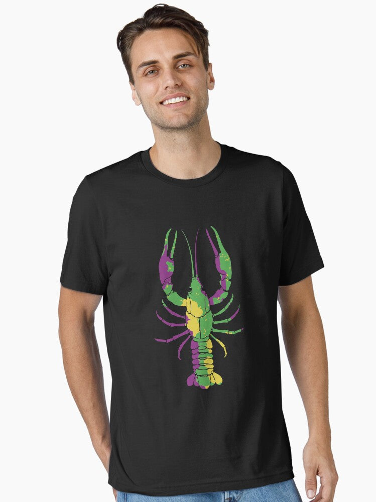 Colorful Mardi Gras Crawfish Essential T Shirt T Shirt Minimal Style